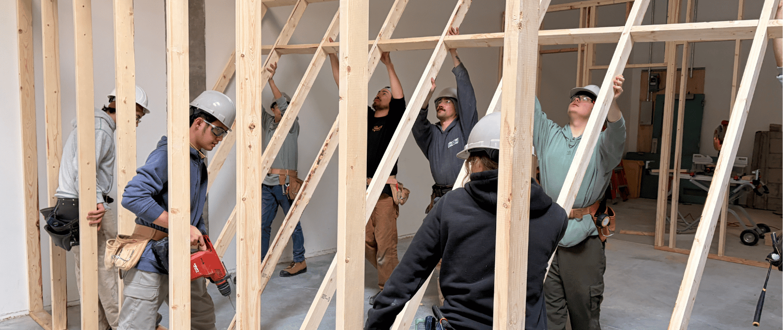 carpentry students